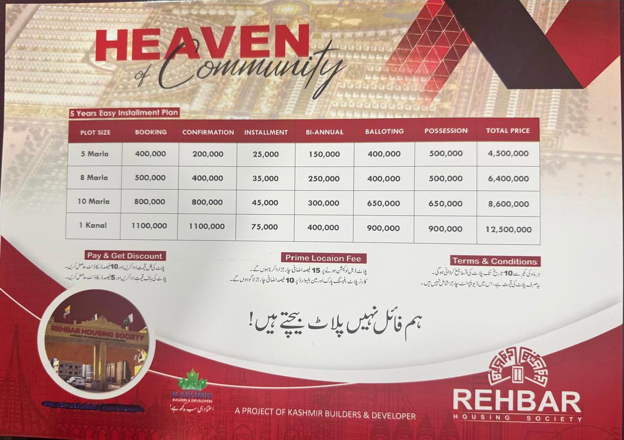 REHBAR HOUSING SOCIETY